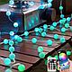 Розумна світлодіодна музична гірлянда 100LED (RGB кульки), 10 м, з USB живленням та пультом, фото 10