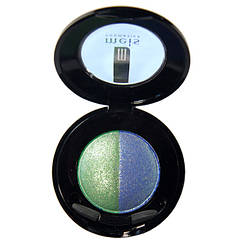 Тіні для Повік Meis MS 0102 Двоколірні Компактні з Аплікатором Тон 06 Кольори Зелений, Синій Макіяж Очей