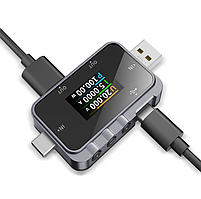 USB тестер FNIRSI FNAC-28 6.5A Type-C USB