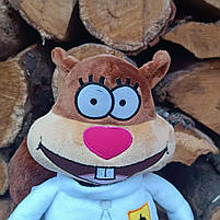 Набір м'яких іграшок «Спанч Боб, Сенді та Патрік» (3 шт) - плюшеві герої улюбленого мультфільму, фото 8