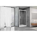 Душові двері в нішу 90х190 см Dusel FА-516 розпашні скло прозоре 6мм, фото 2