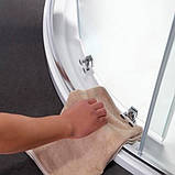 Душова кабіна 100х100х190 см без піддону Dusel А-511 розсувні двері тоноване скло 6 мм, фото 2