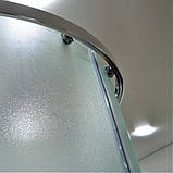 Душова кабіна 90х90х190 Dusel А-511 без піддону розсувні двері матове скло 6 мм, фото 7