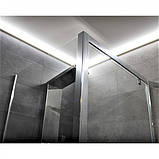 Душова кабіна 90х90х190 см Dusel А-516 без піддону квадратна розпашні двері прозоре скло 6 мм, фото 5