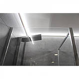 Душова кабіна 90х90х190 см Dusel А-516 без піддону квадратна розпашні двері прозоре скло 6 мм, фото 8