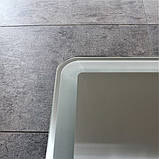 Дзеркало DUSEL 120х75 см із LED підсвічуванням прямокутне DE-M3051 сенсорне включення підігрів, фото 7