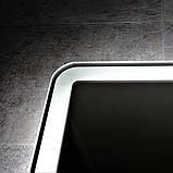 Дзеркало DUSEL 100х75см LED підсвічування DE-M3051 Bluetooth сенсорне увімкнення підігрів годинник температура д, фото 7