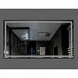 Дзеркало DUSEL 80х65см із LED підсвічуванням прямокутне DE-M0061S1 сенсорне включення підігрів, фото 10