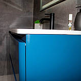 Тумба із раковиною REXON Camelia RX195NB-100 Navy Blue для ванної кімнати висувна, фото 2