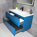 Тумба із раковиною REXON Camelia RX195NB-100 Navy Blue для ванної кімнати висувна, фото 3
