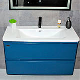 Тумба із раковиною REXON Camelia RX195NB-100 Navy Blue для ванної кімнати висувна, фото 4