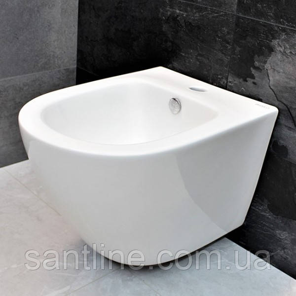 Біде підвісне DUSEL LEVITA 10201130В керамічне біле, фото 1