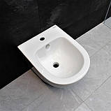 Біде підвісне DUSEL LEVITA 10201130В керамічне біле, фото 2