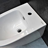 Біде підвісне DUSEL LEVITA 10201130В керамічне біле, фото 4