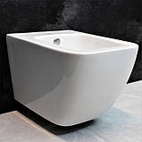 Біде підвісне DUSEL CUBIS 10201030В керамічне біле, фото 5
