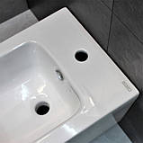 Біде підвісне DUSEL CUBIS 10201030В керамічне біле, фото 6