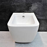 Біде підвісне DUSEL CUBIS 10201030В керамічне біле, фото 7