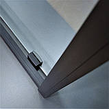 Душова кабіна 120х90х190 см прямокутна Dusel DSL191B+195B Black Matt розсувні двері прозоре скло, фото 5