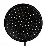 Душова система із змішувачем виливом DUSEL LACIO Black Matt стійка для душу латуна, фото 6