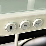 Душова система із змішувачем та виливом DUSEL POUR White стійка для душу прямокутна з поличкою, фото 7