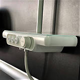 Душова система із змішувачем та виливом DUSEL POUR White стійка для душу прямокутна з поличкою, фото 8