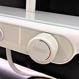 Душова система із змішувачем та виливом DUSEL POUR White стійка для душу прямокутна з поличкою, фото 9