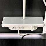 Душова система із змішувачем та виливом DUSEL POUR White стійка для душу прямокутна з поличкою, фото 10