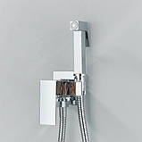 Гігієнічний душ із змішувачем DUSEL GANI Chrome хромований прихований монтаж, фото 4