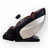 Масажне крісло REXON ENVISION BROWN з функцією 4D коричневе для дому та офісу, фото 2