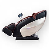 Масажне крісло REXON ENVISION BROWN з функцією 4D коричневе для дому та офісу, фото 4