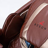 Масажне крісло REXON ENVISION BROWN з функцією 4D коричневе для дому та офісу, фото 9