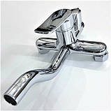 Душова система із змішувачем виливом DUSEL RUBI Chrome стійка для душу з регульованою верхньою лійкою латунна, фото 8