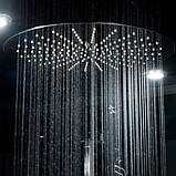 Гідромасажний паровий бокс 120х85х223 см GOLSTON G-U692BB чорний прямокутний низький піддон лівосторонній, фото 6