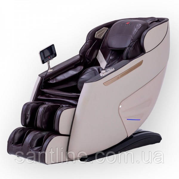 Масажне крісло REXON ESQUIRE з функцією 4D White/Purple білий/фіолетовий для дому та офісу, фото 1