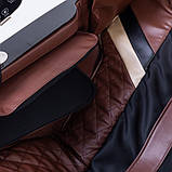 Масажне крісло REXON BROOKLYN з функцією 4D BROWN коричневий для дому та офісу, фото 9