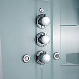 Гідромасажний паровий бокс GOLSTON G-U692 сатин 1200х850х2230 мм лівосторонній, фото 2