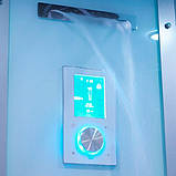 Гідромасажний паровий бокс GOLSTON G-U692 сатин 1200х850х2230 мм лівосторонній, фото 3