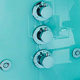 Гідромасажний паровий бокс GOLSTON G-U692 сатин 1200х850х2230 мм лівосторонній, фото 4