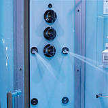 Гідромасажний паровий бокс GOLSTON G-U692 сатин 1200х850х2230 мм лівосторонній, фото 5