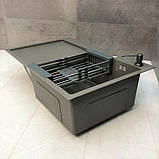 Кухонна мийка лівостороння DUSEL з нержавіючої сталі SS304 DS50678-1LNG 78х49х23 з PVD покриттям Nano Grey, фото 8