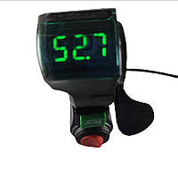 Курок газу, ручка газу з індикатором напруги 12/99В