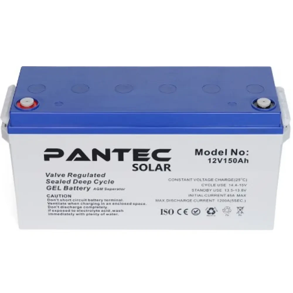 Акумуляторна батарея PANTEC 150-12 GEL 12 V 150 Ah