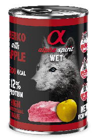 Вологий корм для собак Alpha Spirit Iberian Pork With Yellow Apple свинина, яблуко 400г