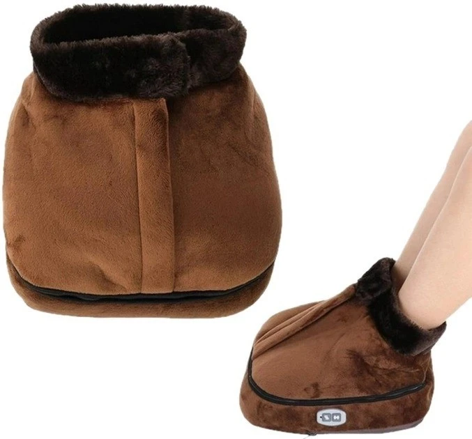 Вібро масажер із підігрівом для ніг 2 в 1 Warm Massager, фото 1