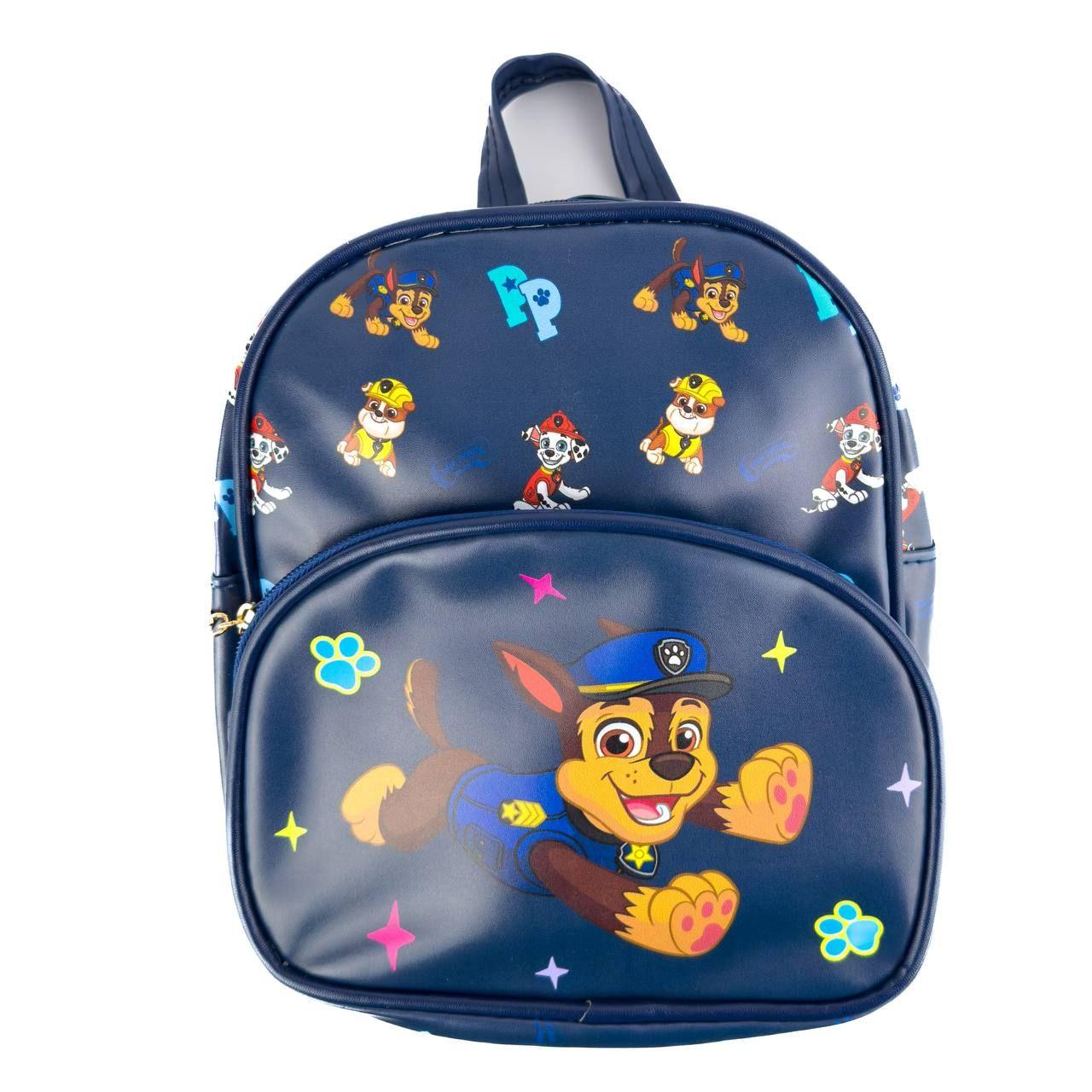 Рюкзак класичний 2 л Щенячий патруль 215-2 дитячий 15 х 18 х 8 см шкірзам синій, фото 1