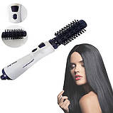 Потужний фен гребінця Gemei, Хороший фен для дому складний з різними насадками JA-75, фото 5