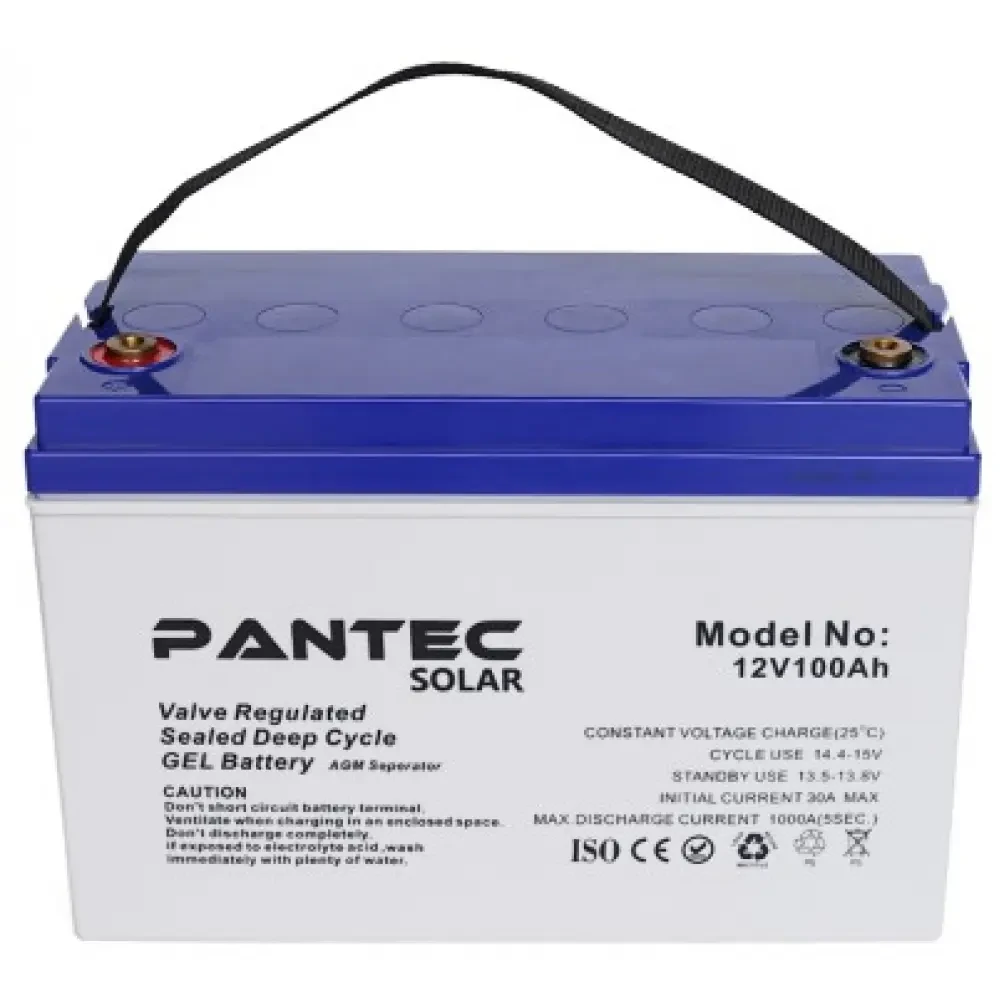 Акумуляторна батарея Solar PANTEC 100-12 GEL 12 V 100 Ah