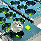 Подовжувач мережевий UA Power F17U 3USB на 6 розеток, 2 м, чорний, фото 4