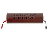 Акумулятори 18650 2000mAh для паяння 9421, 2 шт., фото 2