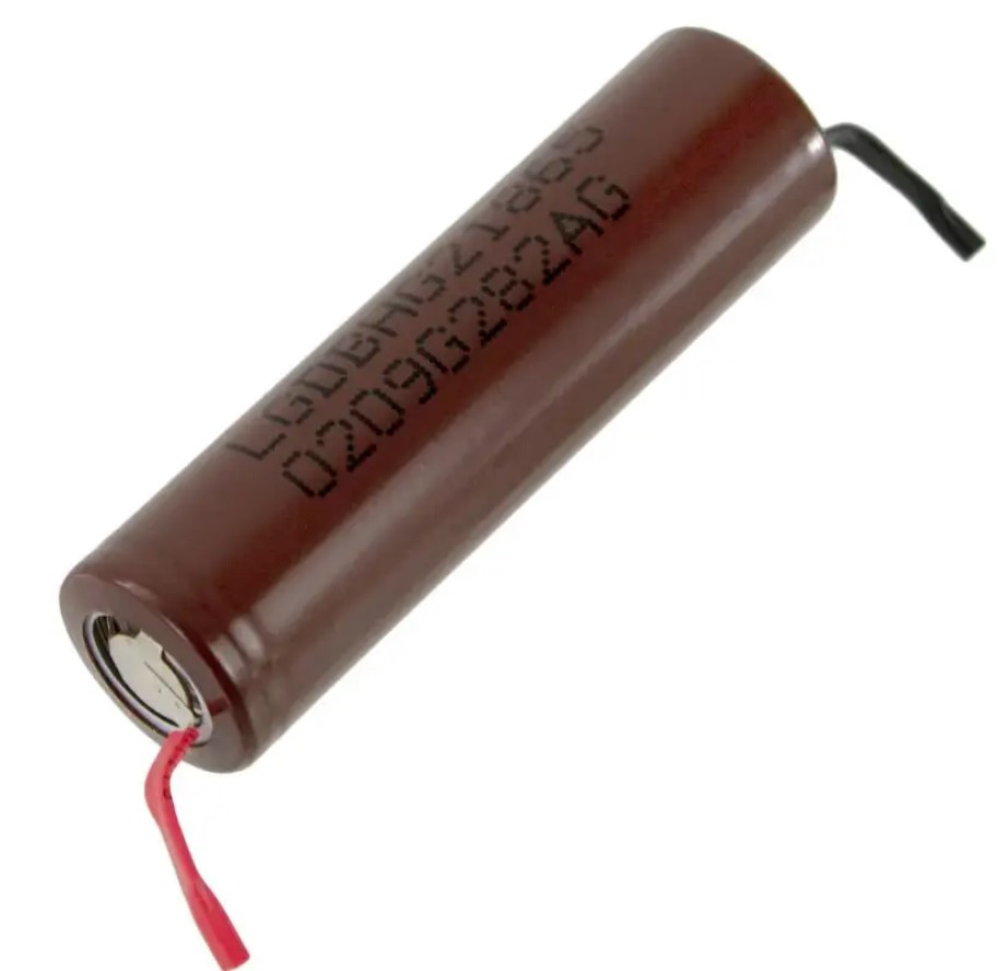 Акумулятори 18650 2000mAh для паяння 9421, 5 шт.